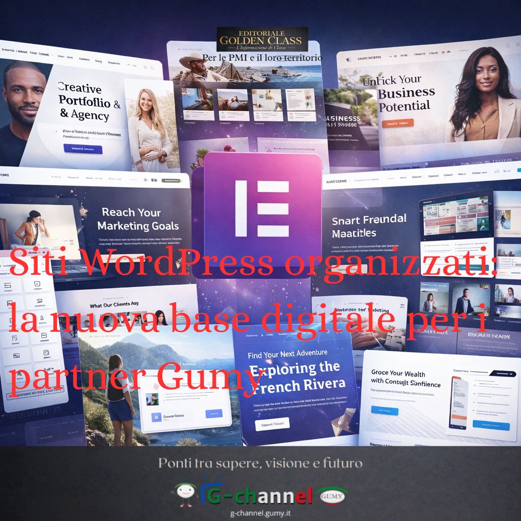 Siti WordPress organizzati: la nuova base digitale per i partner Gumy